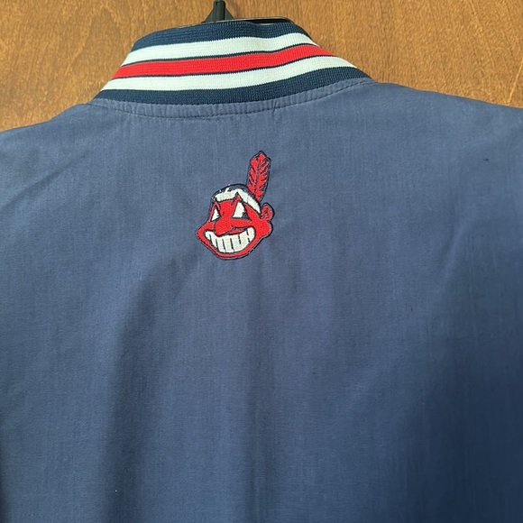 Cleveland Indians (Guardians) vintage windbreaker jacket - size L - Picture 3 of 5